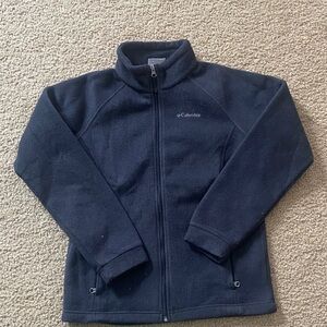 Columbia Dark Black  Fleece Jacket